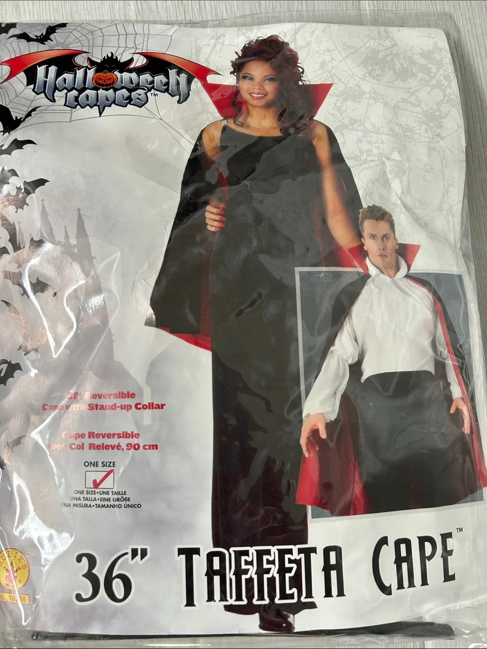 36 “ Taffeta cape for Halloween